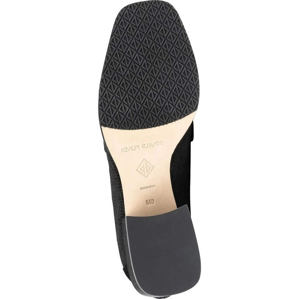 🆕 DONALD PLINER Arroyo Tassel Suede Loafer Shoes 8 Black - Picture 7 of 16